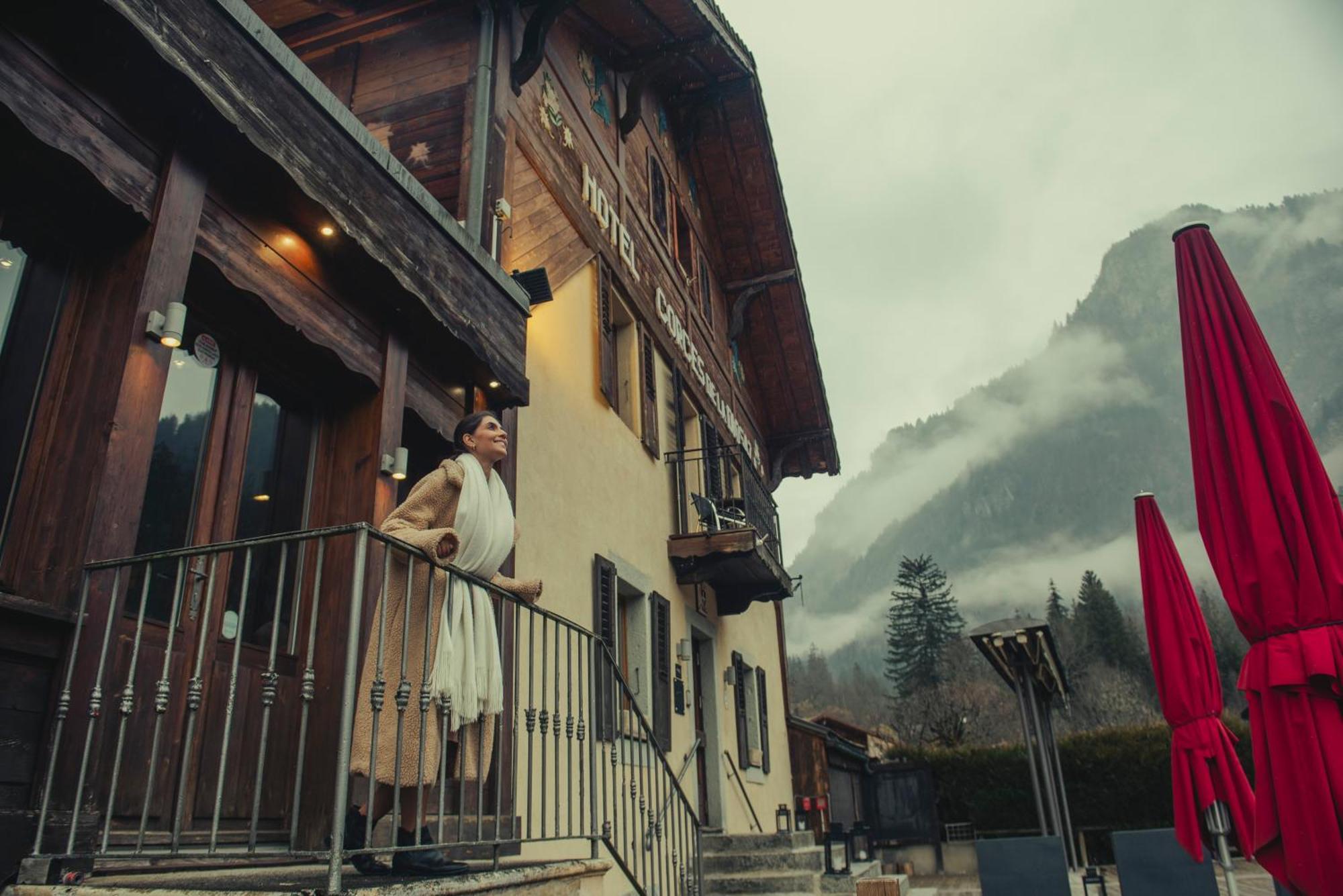Auberge Des Gorges Servoz Exterior foto